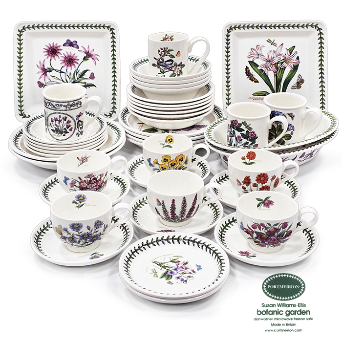 영국 포트메리온 보타닉가든 그릇세트(37EA)보관만