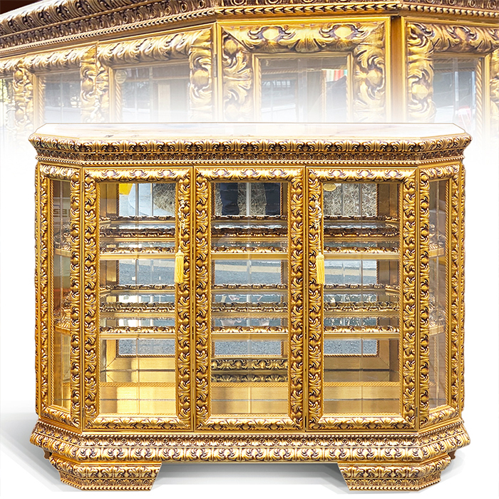 이태리 CORNICI 코르니치 대리석 육각장식장(조명)