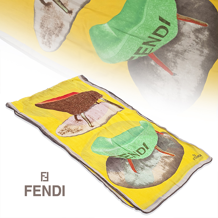 펜디 썸머 실크 스카프