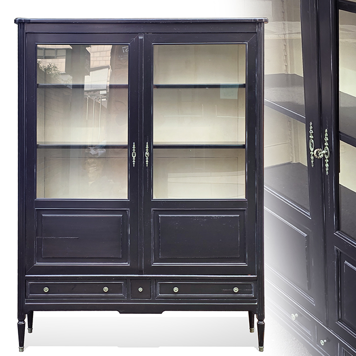 프랑스 명품가구 GRANGE그랑지 빈티지 양문장식장