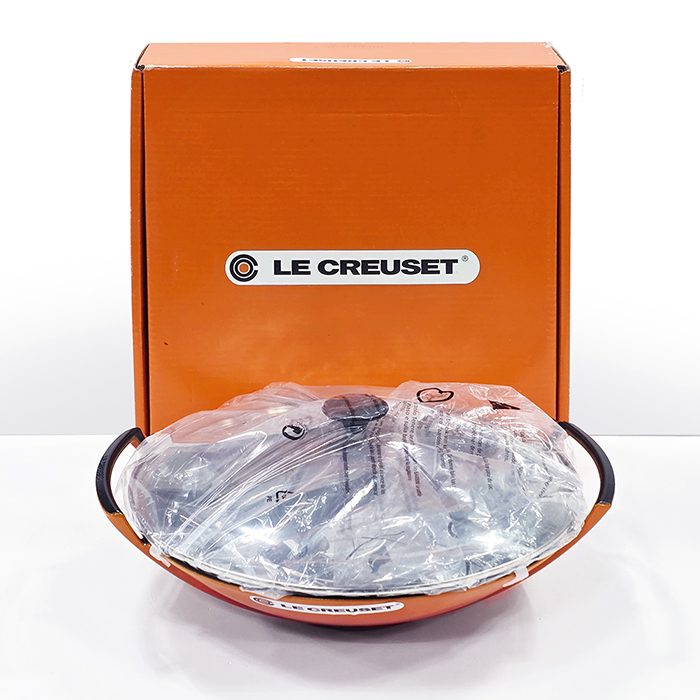 프랑스 르크루제 법랑 무쇠 웍36(미사용)