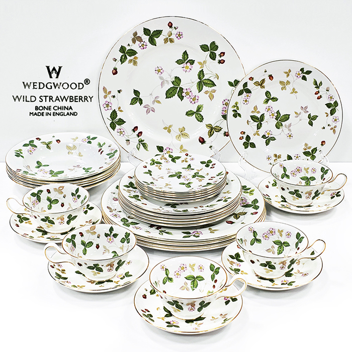 영국산 웨지우드 와일드스트로베리 그릇세트