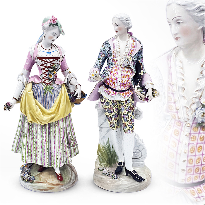 독일 마이센스타일 커플 피겨린세트