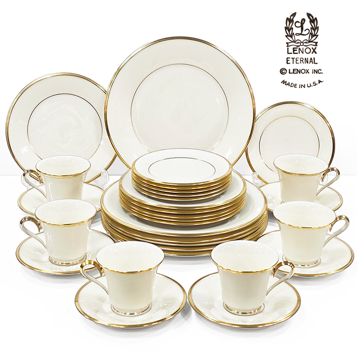 미국산 LENOX 레녹스 이터널 6인그릇세트,보관만