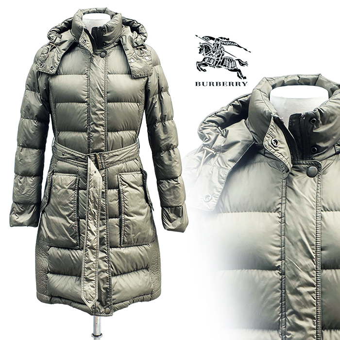버버리 롱패딩 혹스힉스(55사이즈)