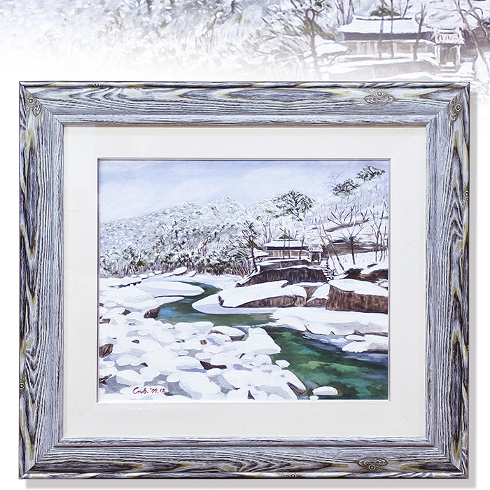 작가미상 설경그림(10호)