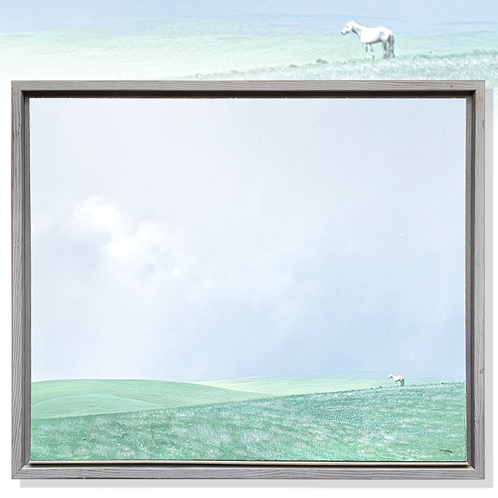 해외작가미상 말과 초원그림