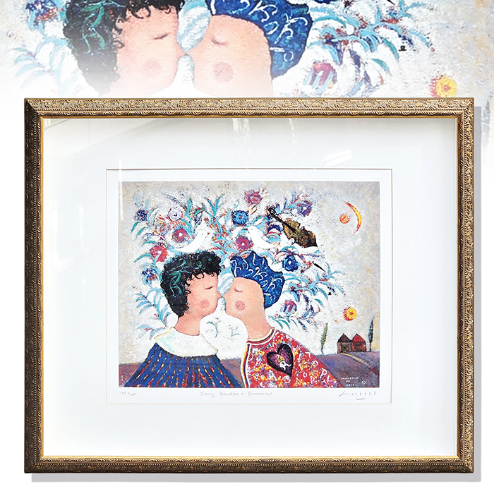 정일 판화 작품 story garden Romance