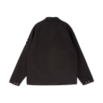 스톤아일랜드 26SS 데님 지퍼 블랙 오버셔츠 L1S141200002 S0J24 V0029