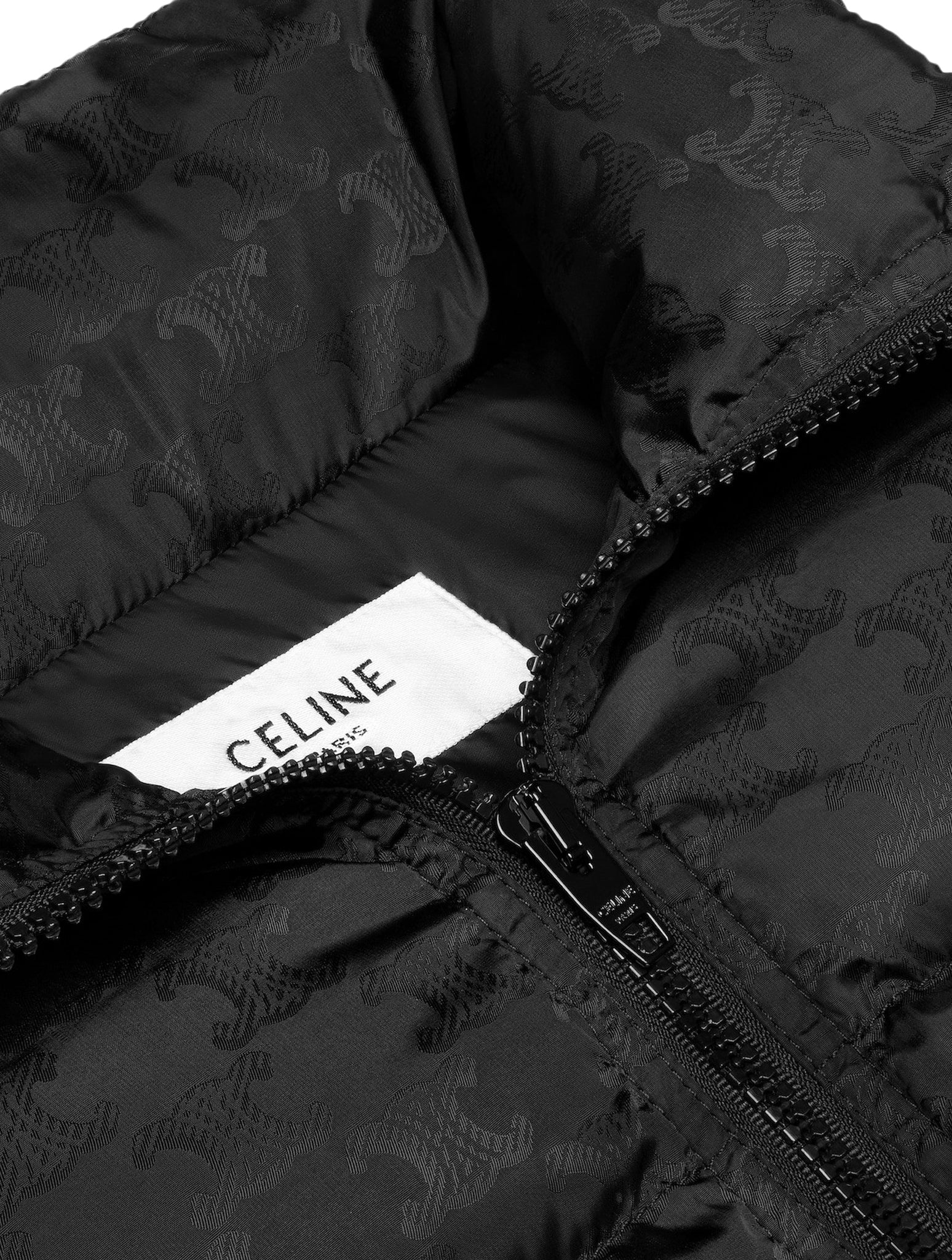 셀린느 25FW 남성 트리옹프 모노그램 자카드 자켓 다운 패딩 2W31A795W 38NO