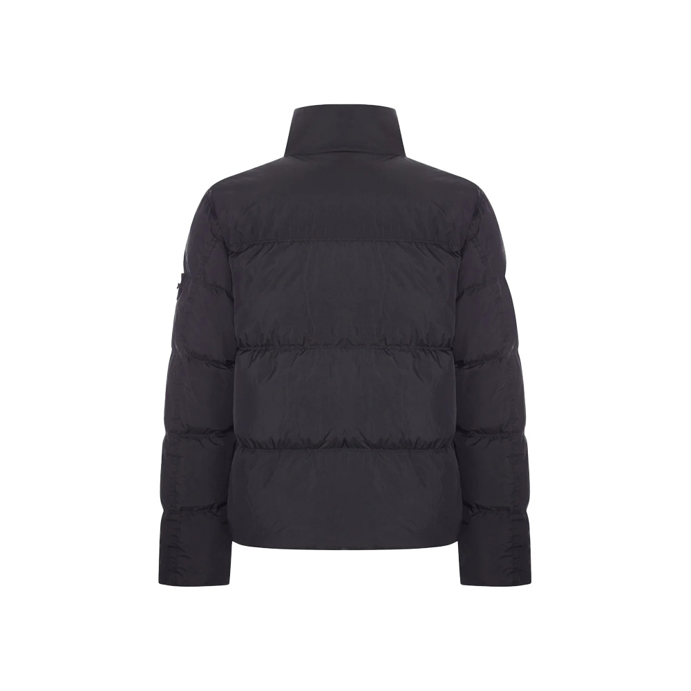 26FW 스톤아일랜드 크링클랩스 숏 다운 패딩 블랙 L2S154100109 S0A23 V0029