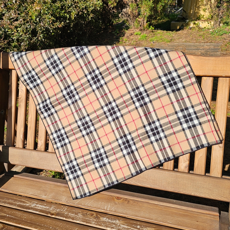 (국산) 블레스 숄 머플러 (베이지) 무릎담요 목도리 스카프 자수인쇄 가능(20%할인)