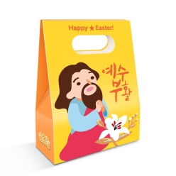 부활절바구니 백합시리즈(예수부활)(10%할인) 부활절 바구니 부활 계란 포장