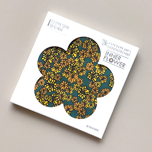 제이씨핸즈 이너플라워손수건 01_Flower of Yellow(10%할인)