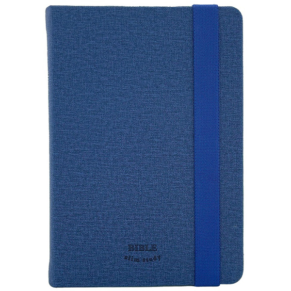 [사은품증정/구.정가]개역개정4판 슬림스터디성경 새찬송가 (소합본/색인/무지퍼/밴드형/PU/네이비)(10%할인)