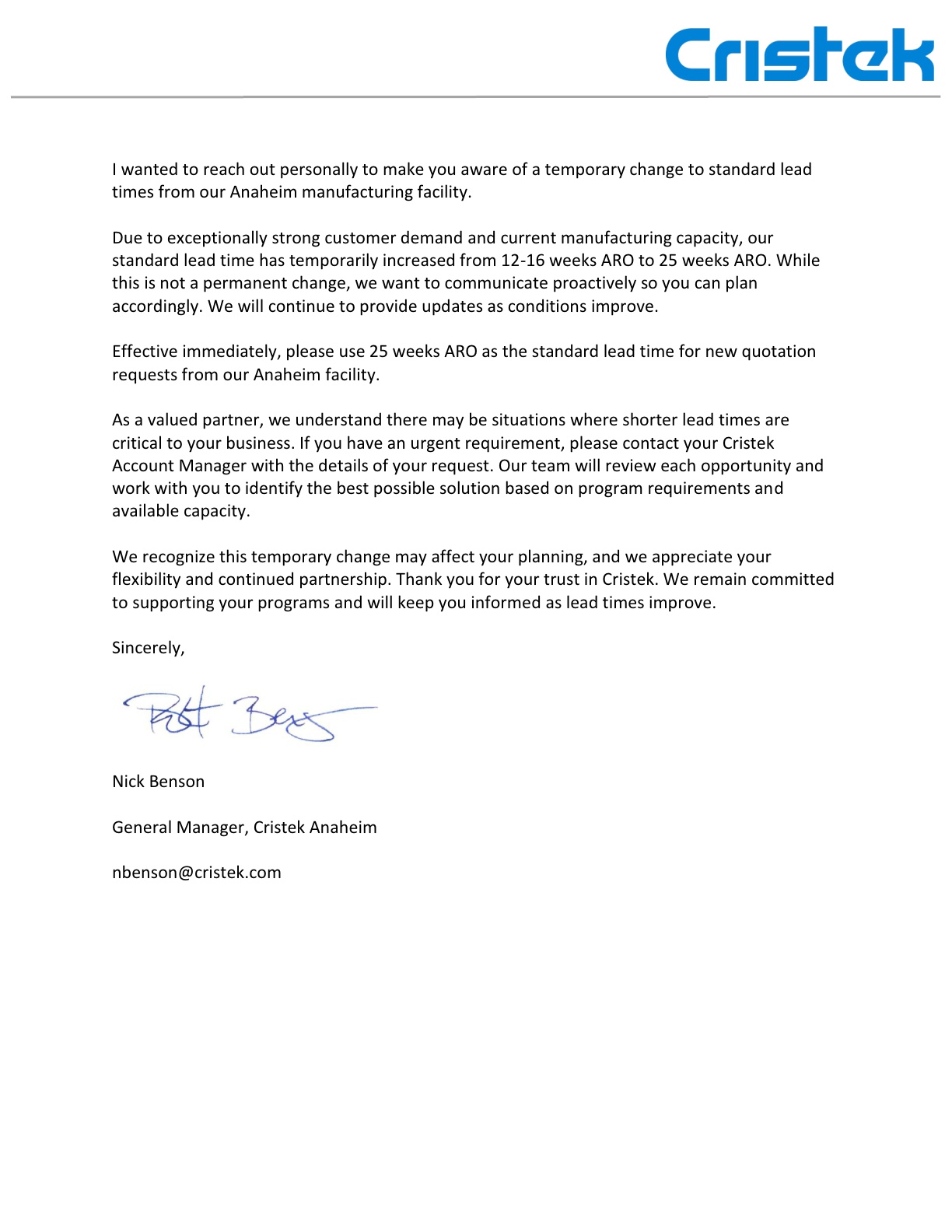 Lead time letter to Partners_1.jpg