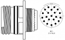 D38999/20WH21PN<BR>(PIN 21 POS Crimp ST Wall Mount 21 Terminal 1 Port)※ 보호 캡이 불포함 될 수 있으며 필요시 주문과 함께 연락 부탁드립니다.※ 25개 이상 주문 시 e-mail로 문의 바랍니다.(재고 소진 시 국내 생산 영업일 기준 10일)