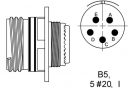 D38999/20WB5PN(D38999 III, Wall mount receptacle 5pins(pin),Normal key)※ 보호 캡이 불포함 될 수 있으며 필요시 주문과 함께 연락 부탁드립니다.※ 25개 이상 주문 시 e-mail로 문의 바랍니다.(재고 소진 시 국내 생산 영업일 기준 10일)