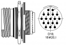 D38999/24WD18SN(Jam nut receptacle 18pins(socket) , Normal key)※ 보호 캡이 불포함 될 수 있으며 필요시 주문과 함께 연락 부탁드립니다.※ 25개 이상 주문 시 e-mail로 문의 바랍니다.(재고 소진 시 국내 생산 영업일 기준 10일)