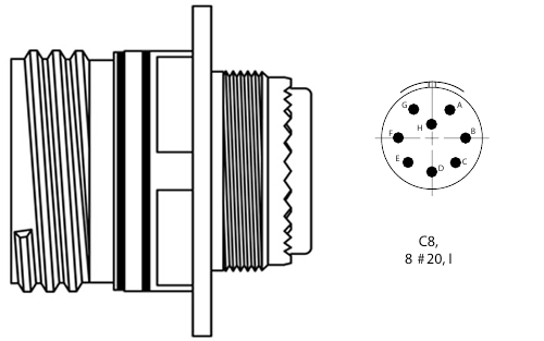 D38999/20WC8PN