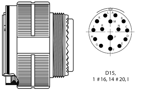 D38999/26FD15PA