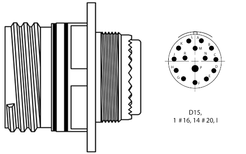 D38999/20FD15PN