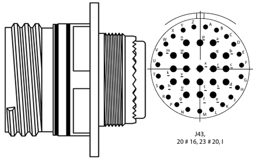 D38999/20WJ43SN