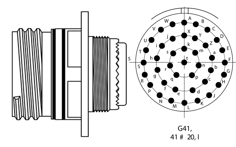 D38999/20WG41BA