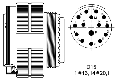 D38999/26WD15SN