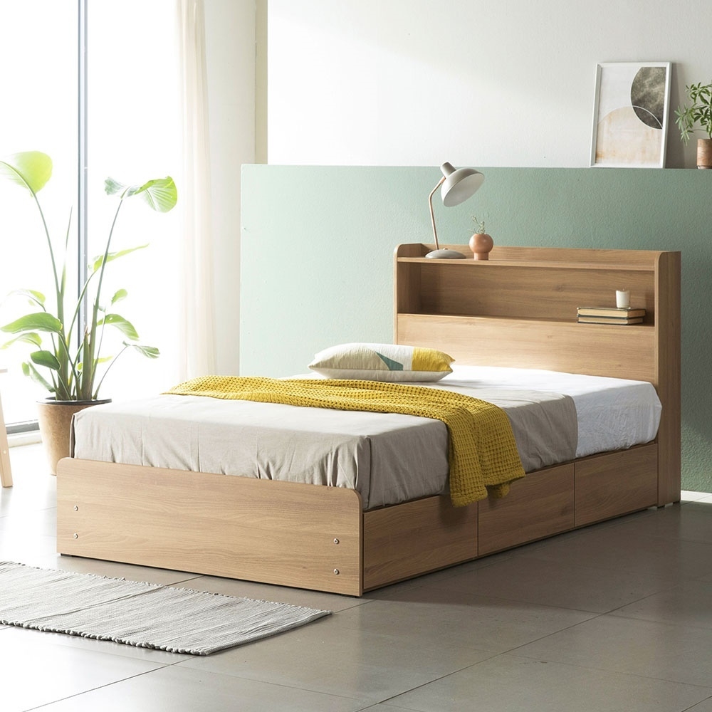 헤이모노 라떼 서랍형 수납침대 SS_라텍스매트리스