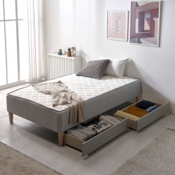 헤이모노 마틴 침대일체형 라텍스매트리스 S싱글