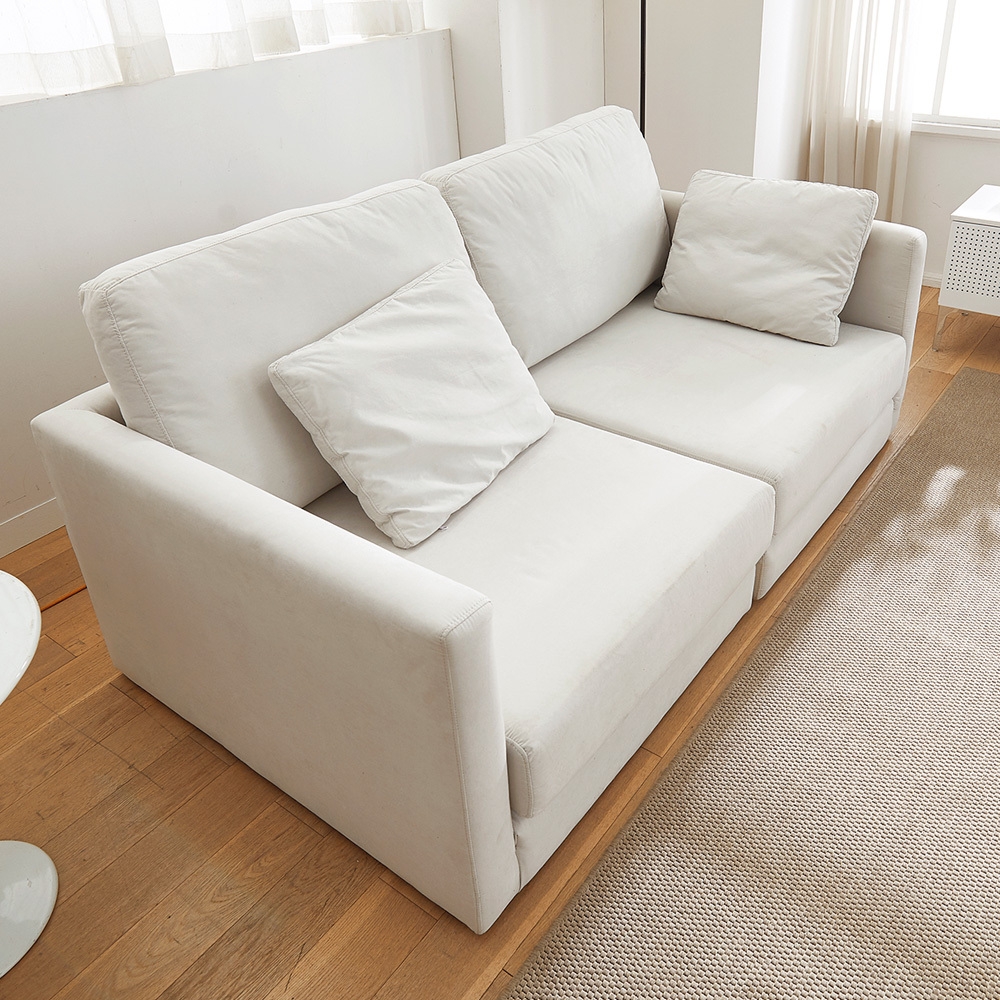 마리메종 수이 아쿠아텍스 패브릭 3인 소파베드