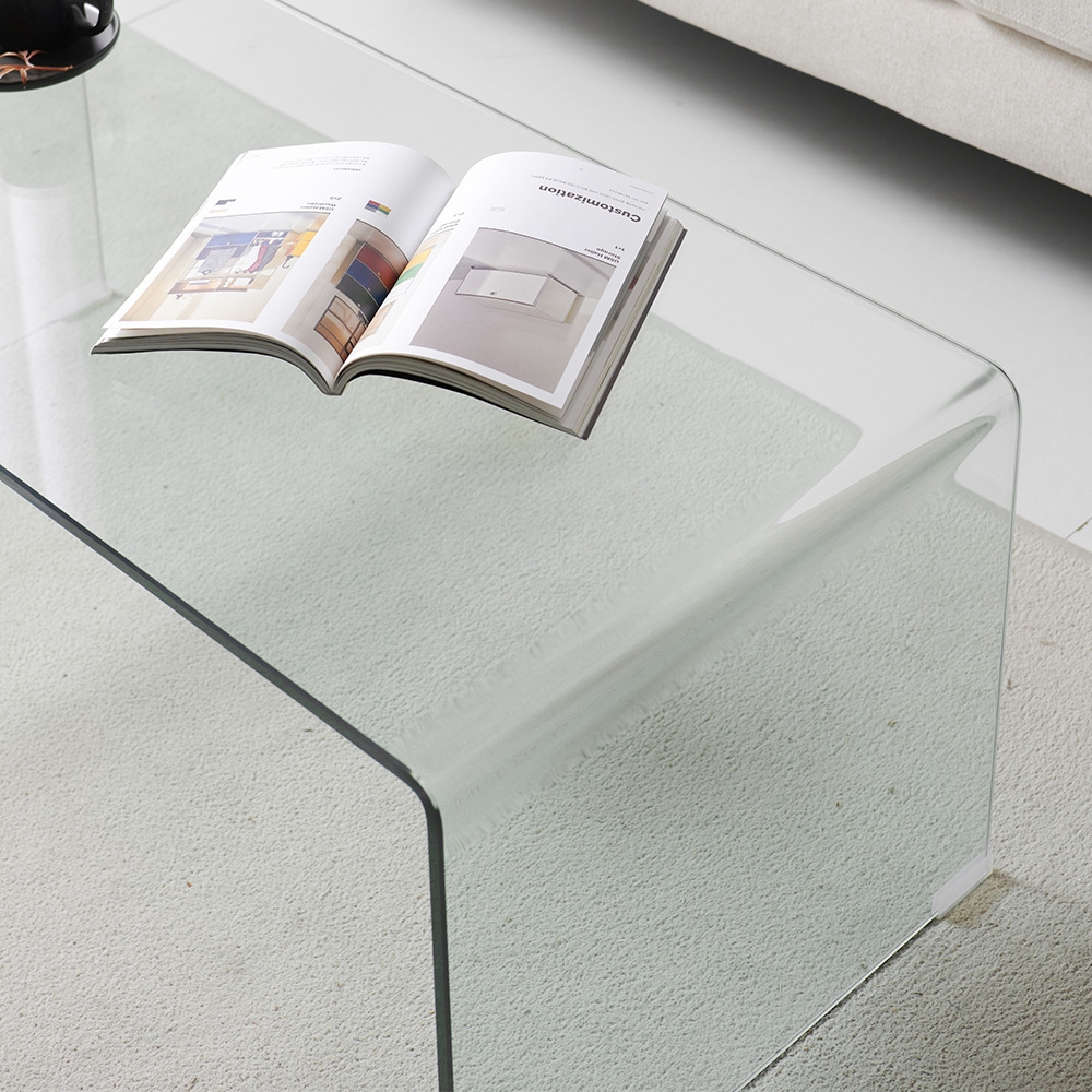 마리메종 리노 투명 템퍼드 강화유리 소파테이블