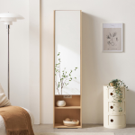 마리메종 엘빈 콘센트형 전신거울 수납장 화장대