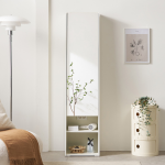 마리메종 엘빈 콘센트형 전신거울 수납장 화장대