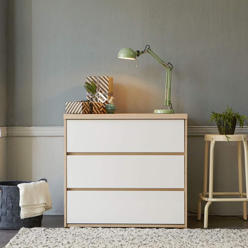 마리메종 글로시 830 3단 서랍장