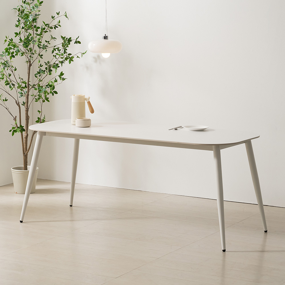 벨로 1800 6인 타원형 포세린 세라믹 식탁 테이블