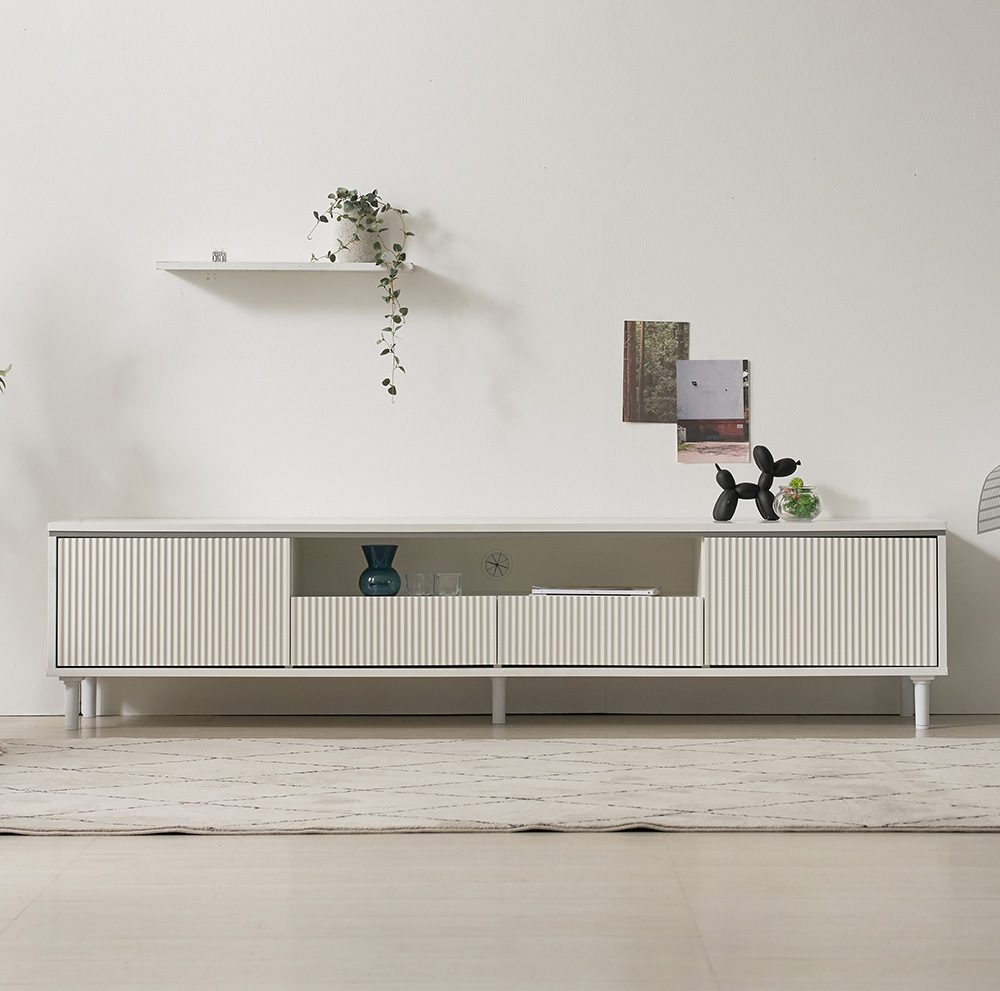 루이스 2000 와이드 템바보드 수납 거실장 티비다이