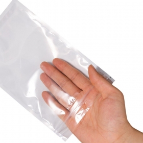 포장 진열용 반투명 화이트 지퍼백 13x21cm