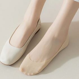 여성용 발등 무봉제 페이크삭스