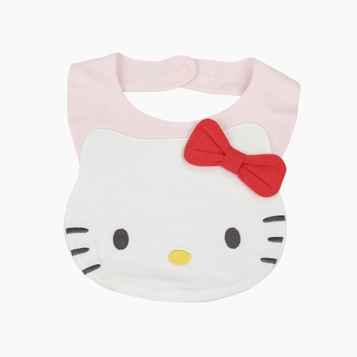 [압소바] 헬로키티 핑크 모티브 턱받이 A1A11152