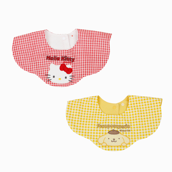 [입고예정 4/24~] [압소바] 산리오캐릭터즈체크턱받이 A1A11150