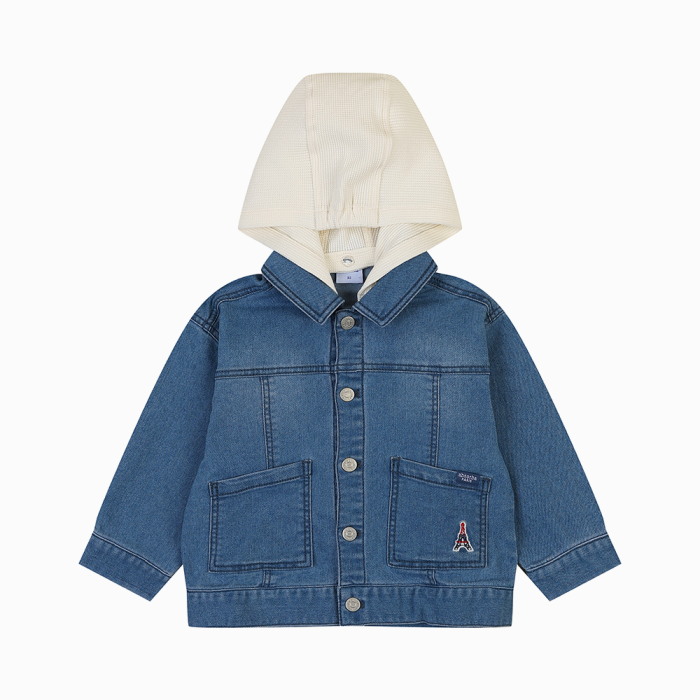 [압소바] 루크 후드 데님 자켓 A1123801