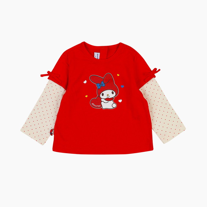 [압소바] 마이멜로디 레이어드 티셔츠 AB2712LW01