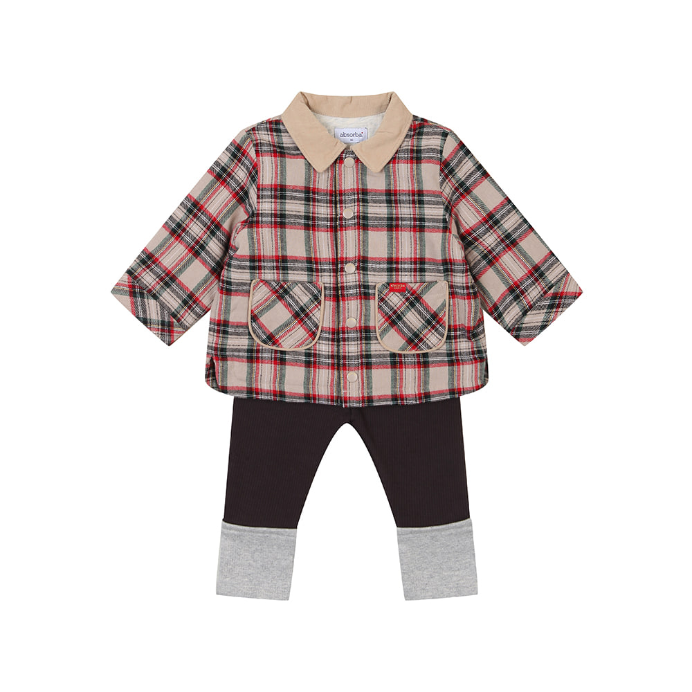 [압소바] 휘스 패딩 셔켓 상하 AX721215