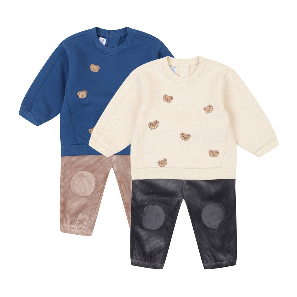 [압소바] 디오 자수 상하 AX721216