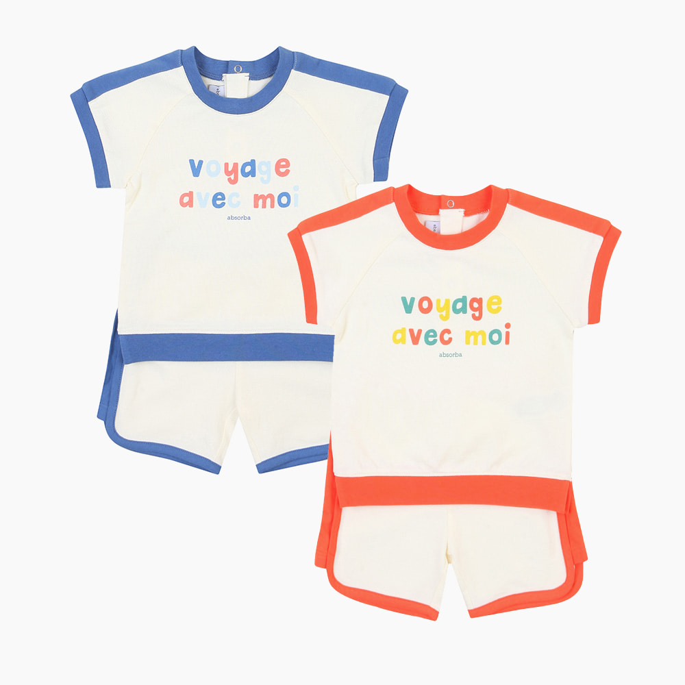 [압소바] 런 배색 상하 AY321282