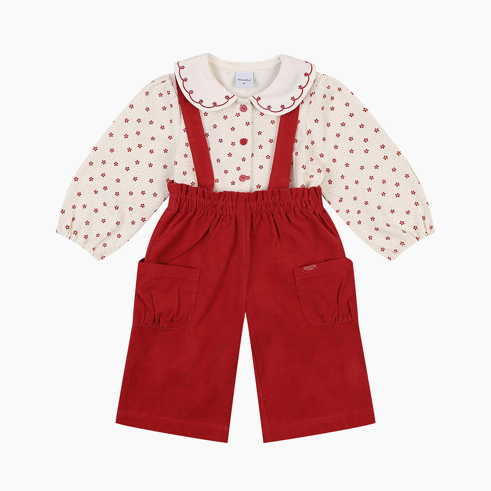 [압소바] 안나 멜빵 상하 AY521214