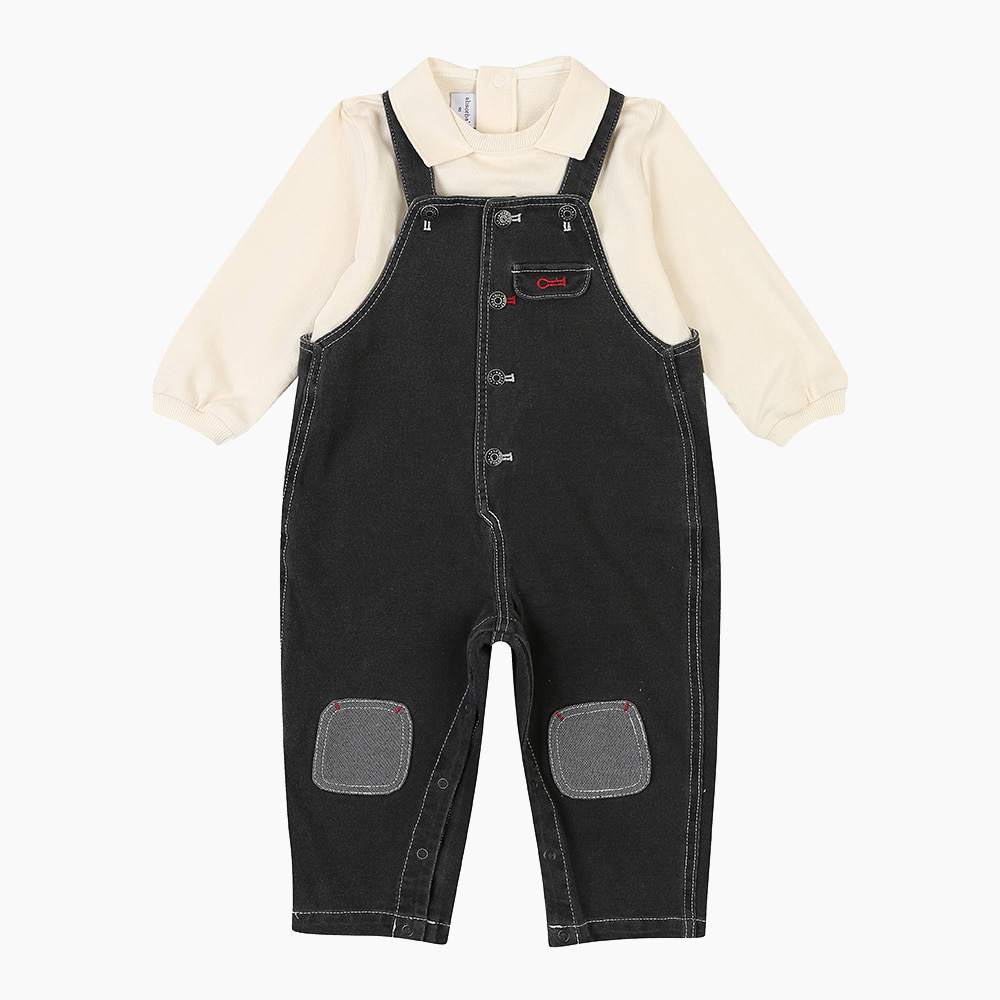 [압소바] 벤티 진 오버롤 SET AY521203