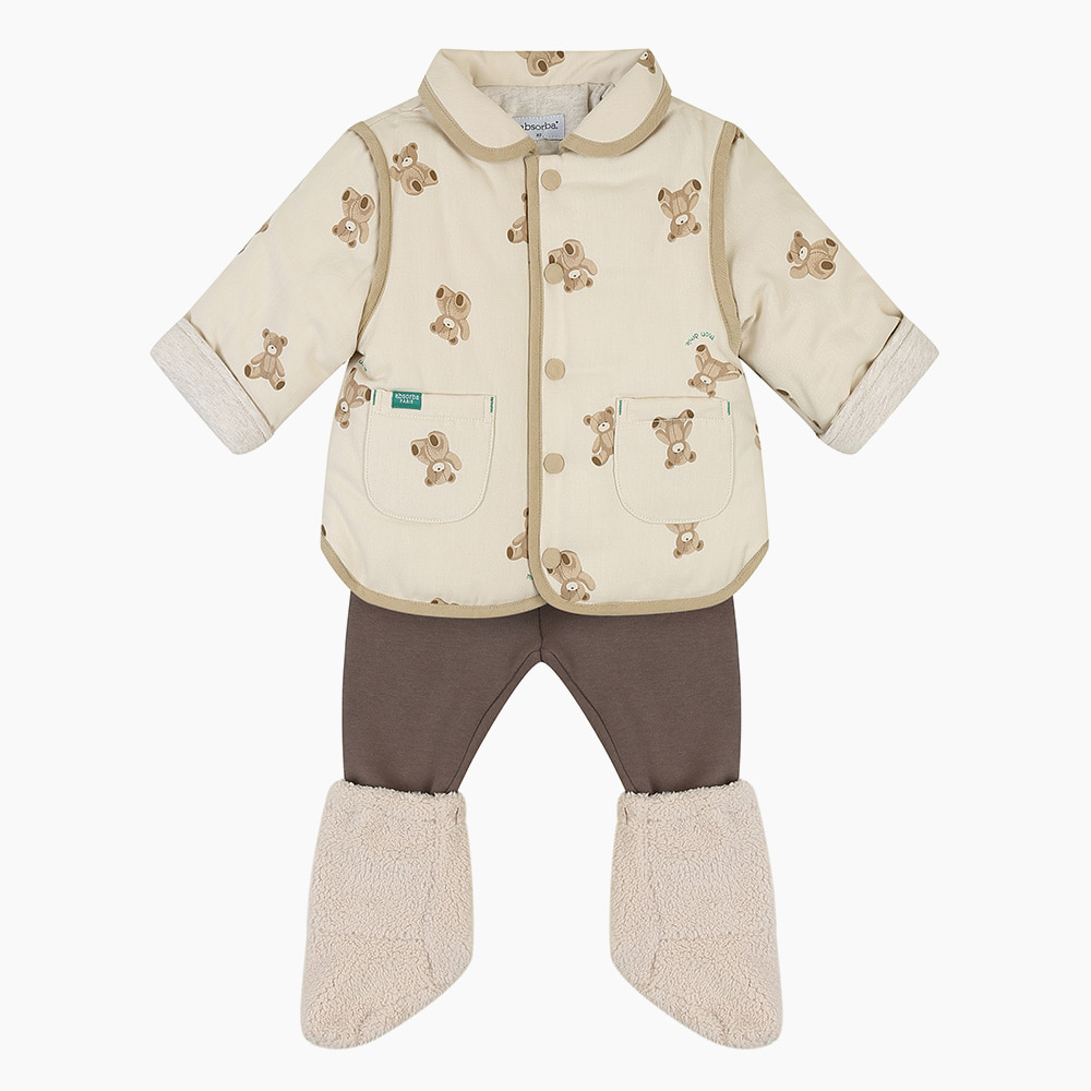 [압소바] 베어 패딩상하(풋워머) AY721210